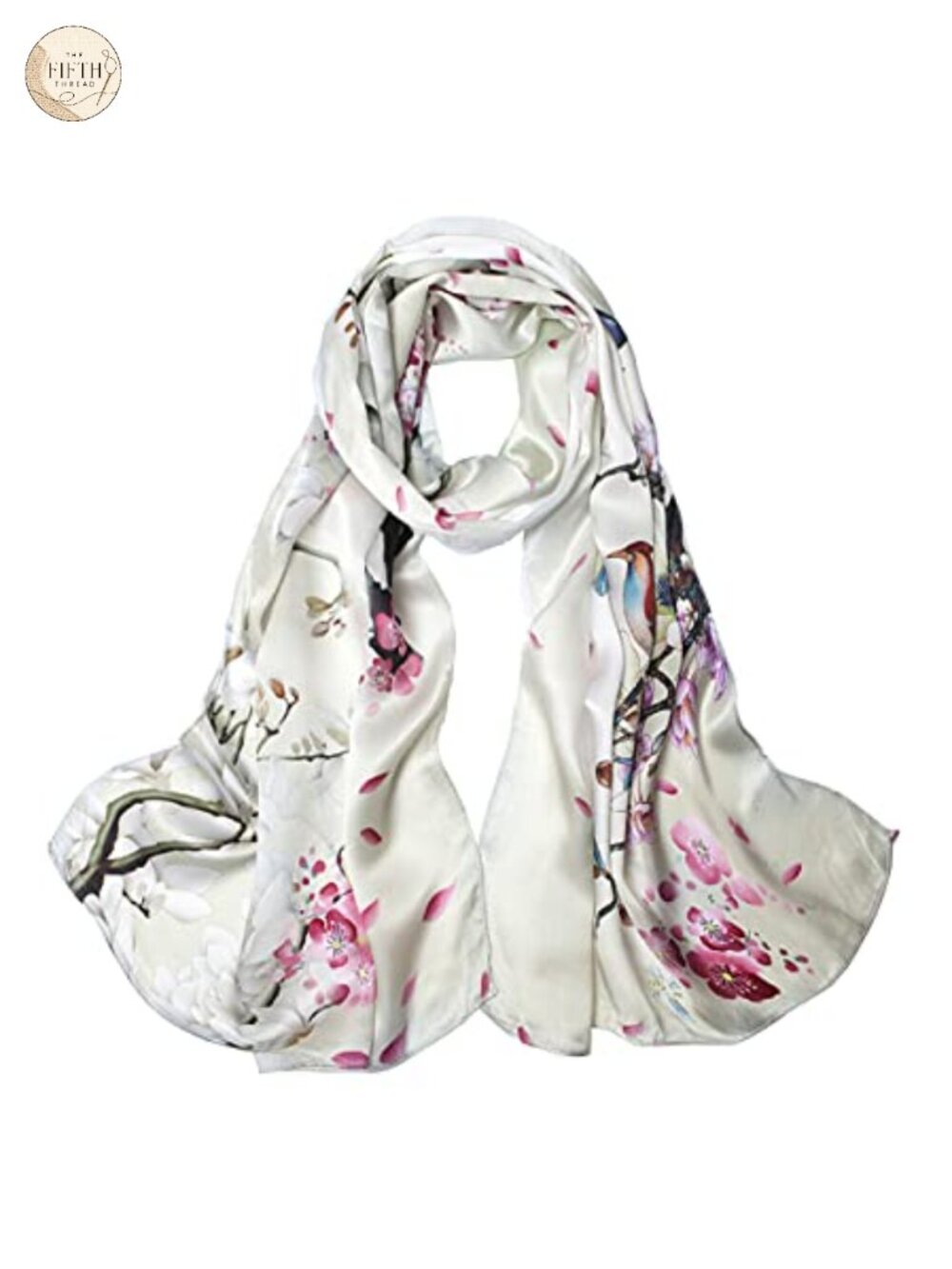 100% Mulberry Silk Long Scarf Shawl Wrap Women Oversized